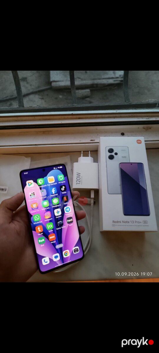 Xiaomi Redmi Note 13 Pro+ Midnight Black 256GB/12GB — Smartfonlar, Bakı (4)