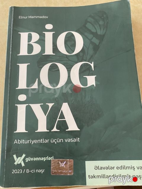 Məhsul: “Biologiya – Abituriyentlər üçün vəsait” - Müəllif: Elnur — Bakı