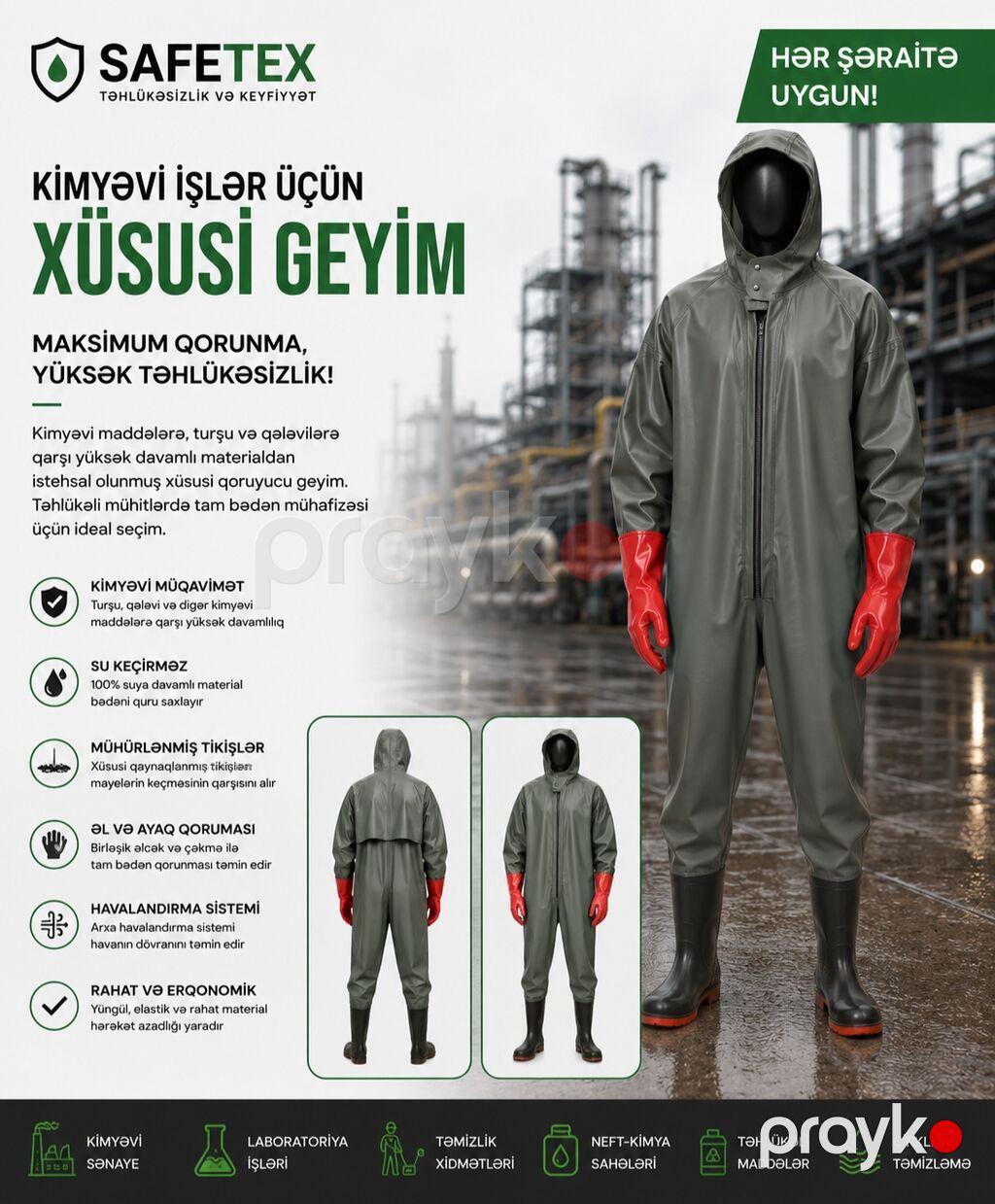 Safetex balıqçı geyimi – suda rahatlıq, quruda təhlükəsizlik — Camping, ovçuluq və balıqçılıq, Bakı (5)