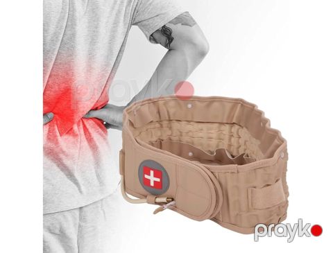 Hava şişirməli bel qrıjası korseti / havalı ortopedik bel kəməri (Decompression Back Belt) — Bakı