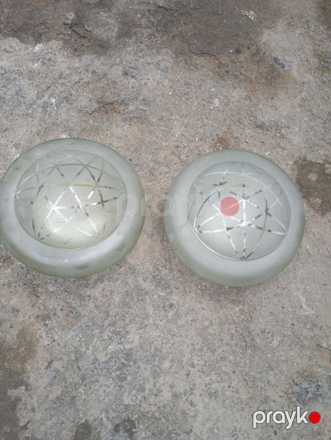 Şüşə tavan/plafon örtükləri (2 ədəd) - Material: qalın, yarımşəffaf — Mehdiabad