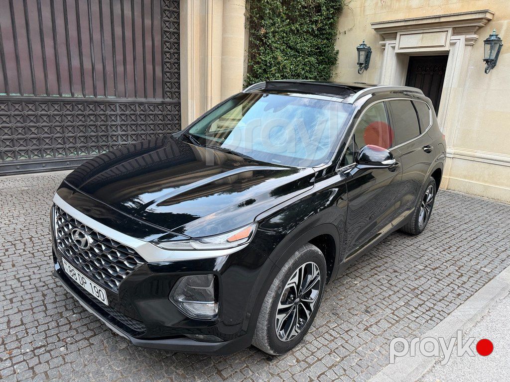 Hyundai Santa Fe, 2.0 L, 2019 il, 92 700 km — Avtomobillər, Bakı (4)