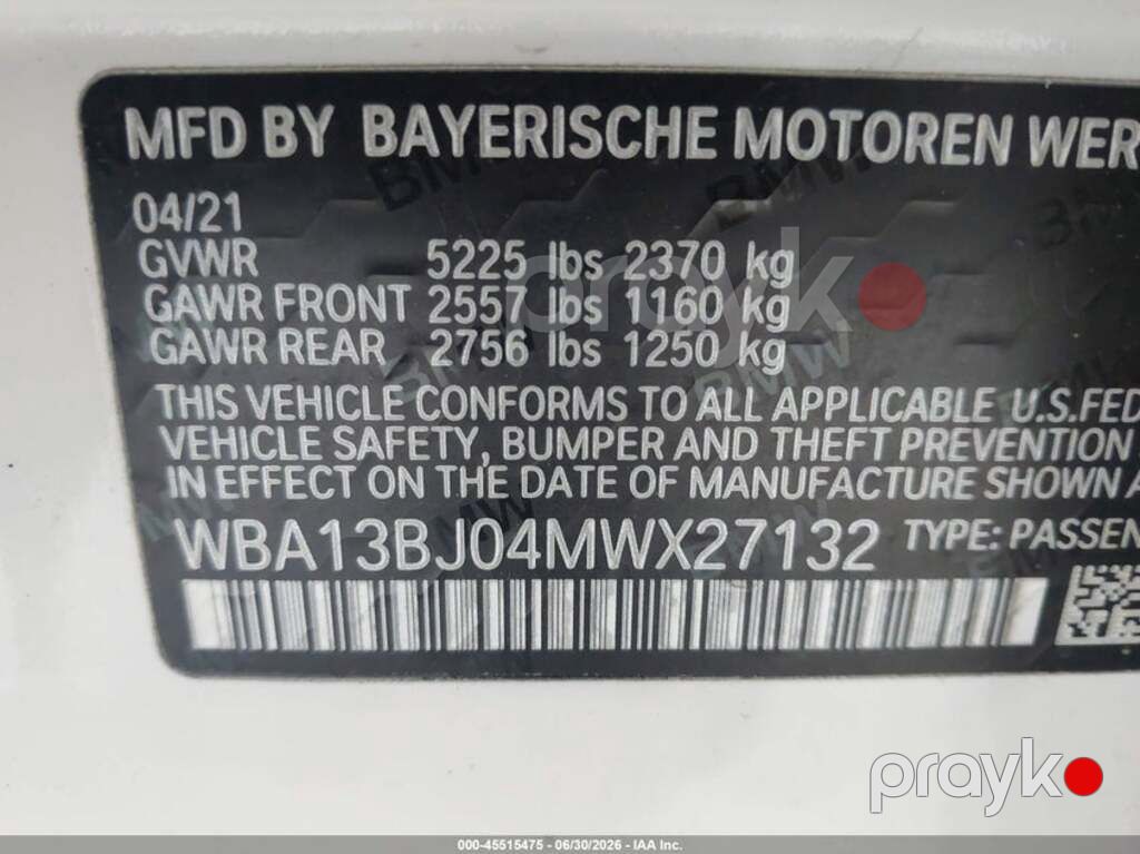 BMW 530, 2.0 L, 2021 il, 37 852 km — Avtomobillər (12)