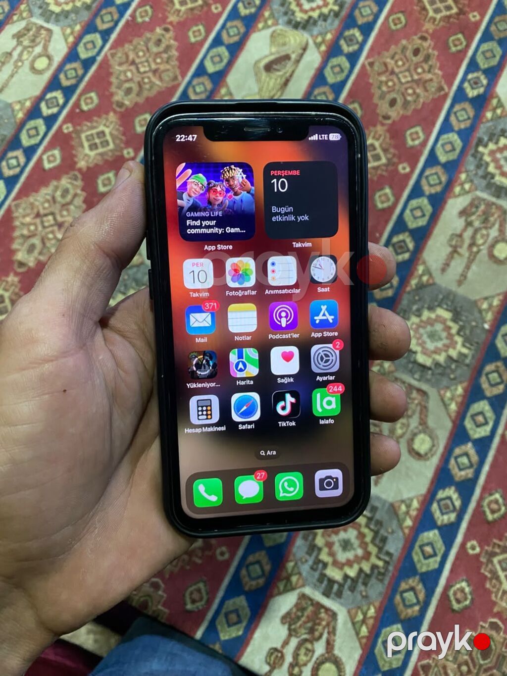 IPhone X, 64 GB, Göy, Face ID — Apple iPhone, Şirvan (3)