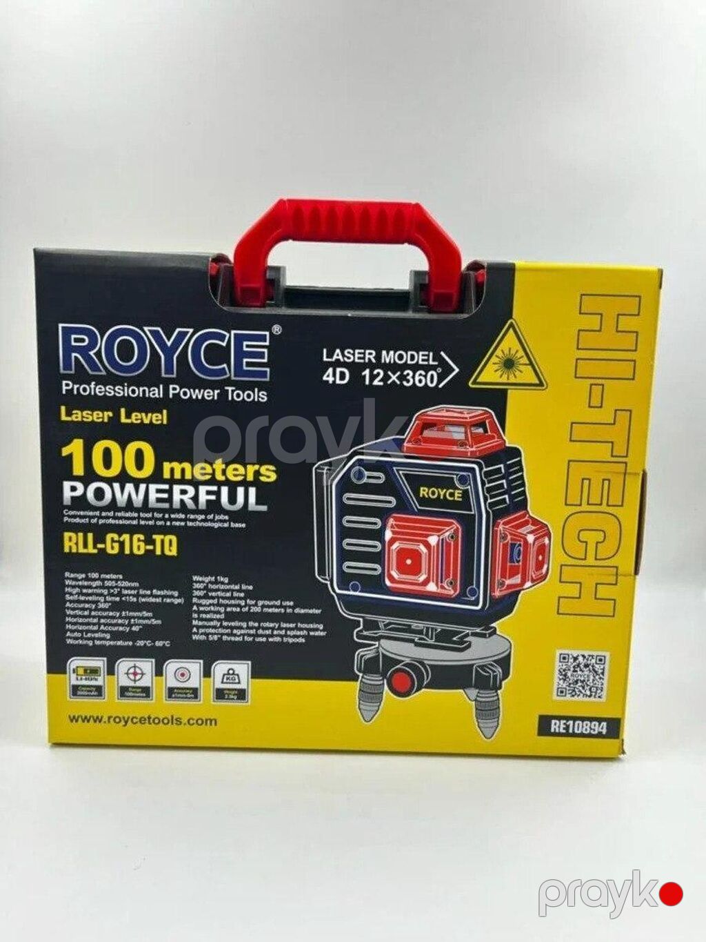 Royce RII-G16 lazer səviyyə ölçən 4 tərəf Royce R11-G16 Lazer Urivin4 — Ölçü alətləri, Bakı (3)
