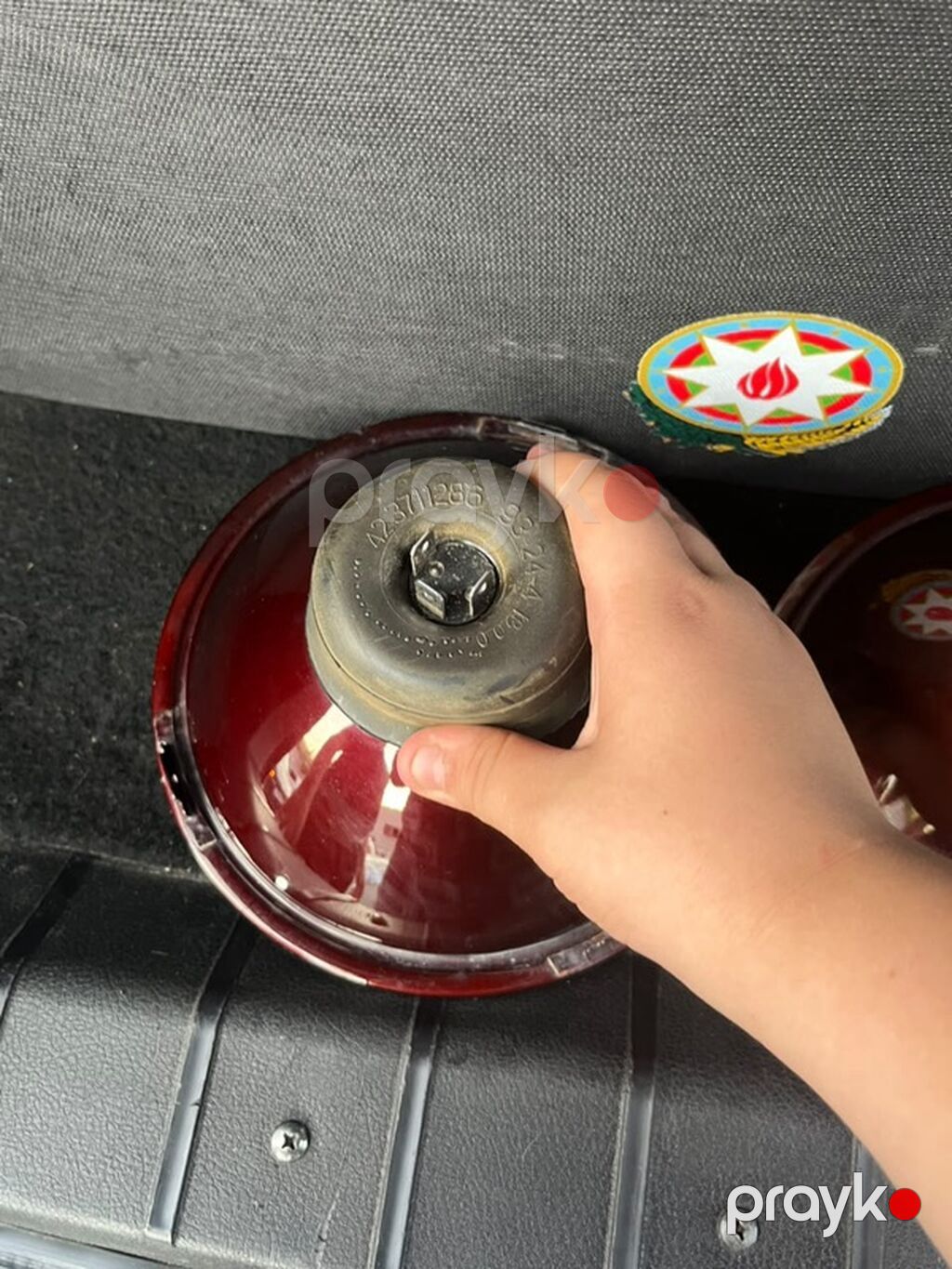 Niva, vaz2106 ücün zavod fara ici sarı lupalı.Təzədi az işlənib — Avtomobil işığı, Bakı (7)