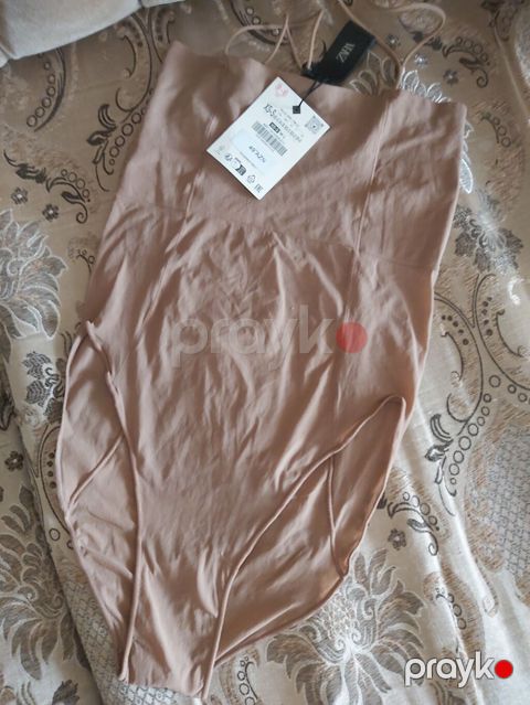 Zara markalı bədənformalaşdırıcı bodi (shapewear) - Rəng: dəri/rəngsiz — Bakı