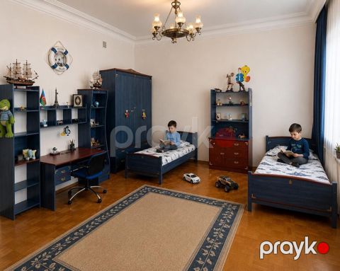 Oğlan və qız üçün, İşlənmiş, 2 təknəfərlik çarpayı, Yazı masası, Dolab — Digah
