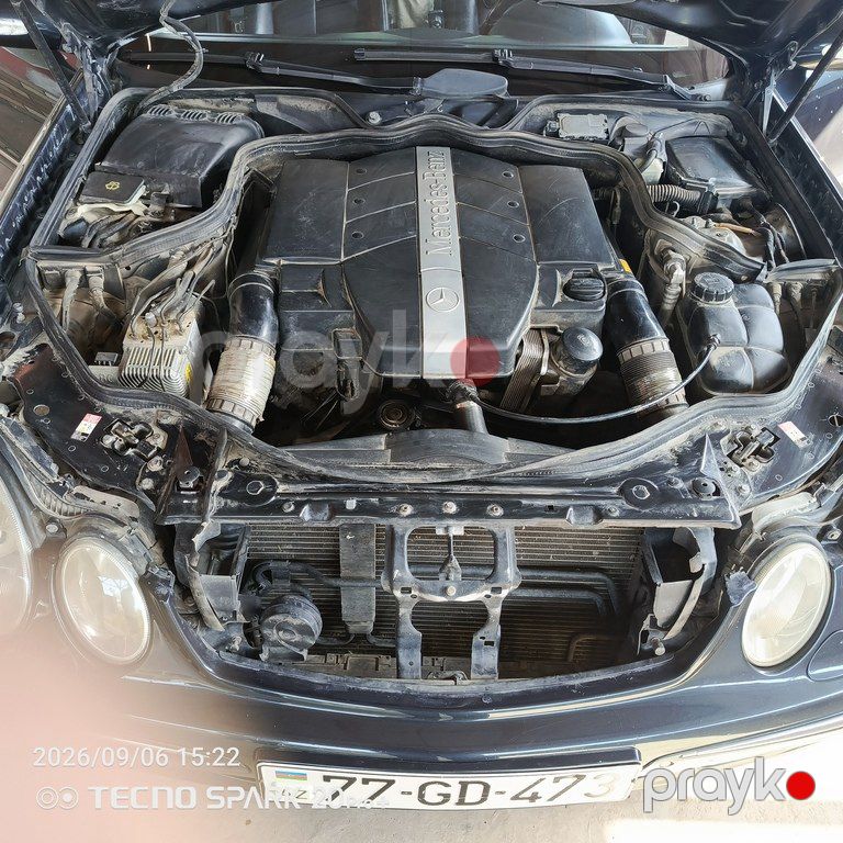 Mercedes E 240, 2.6 L, 2002 il, 430 000 km — Avtomobillər, Biləsuvar (7)
