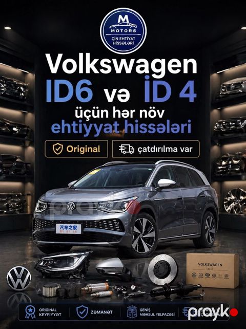 Volkswagen ID6 və Volkswagen İD4 ehtiyat hissələri — Bakı