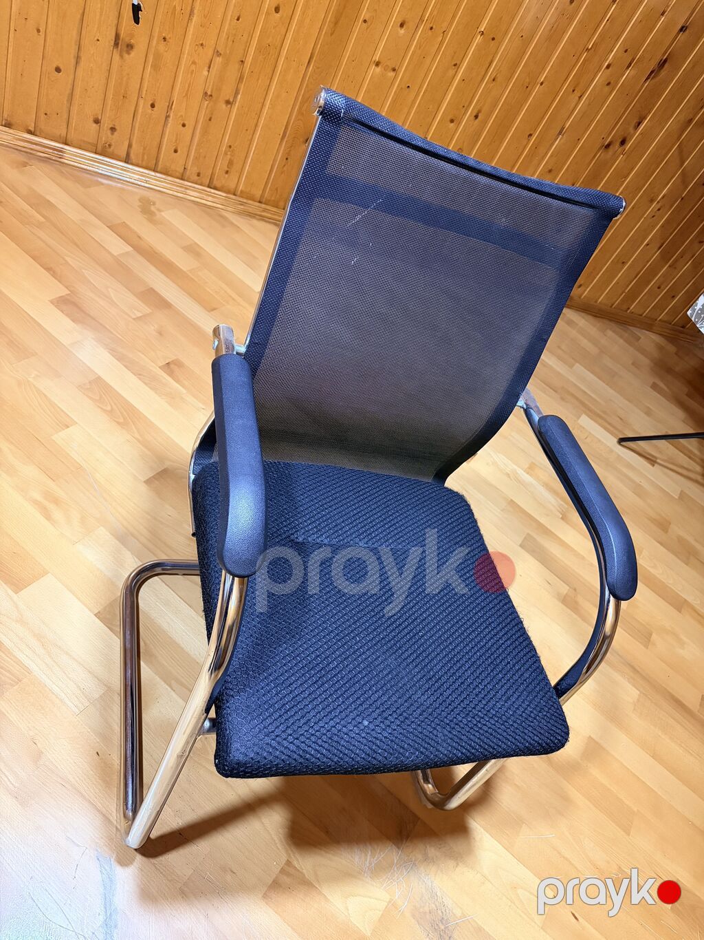 İşlənmiş, Təkərsiz, Qolları tənzimlənmir, Parça — Ofis mebeli, Bakı (2)