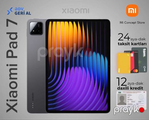 Xiaomi Pad 7 Graphite Grey 256GB/8GB — Bakı
