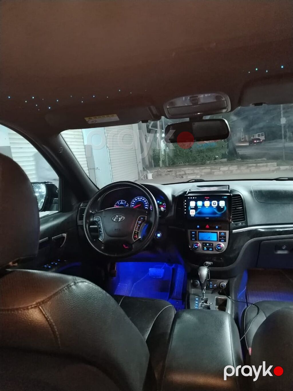 Hyundai Santa Fe MLX – qara rəngli, 5 qapılı krossover/SUV. Əsas — Avtomobillər, Bakı (6)