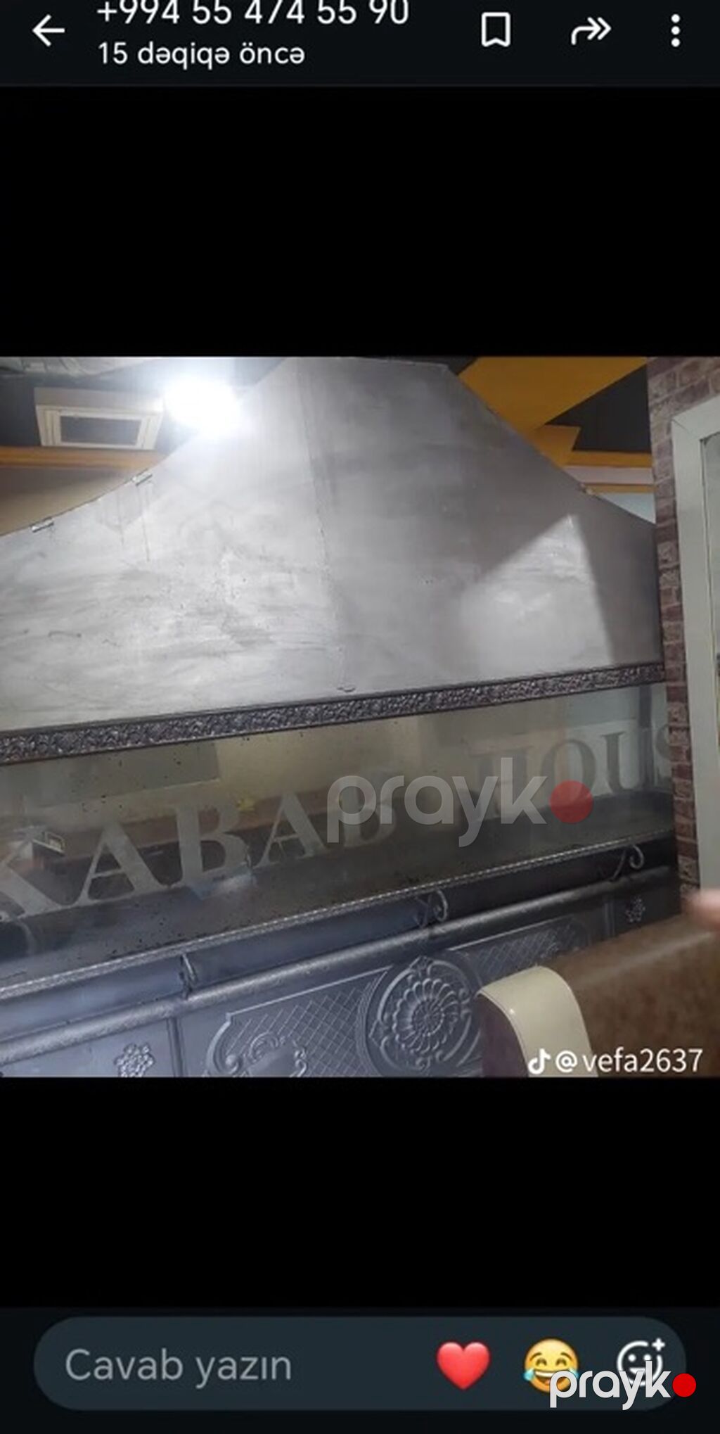 Peşəkar restoran tipli manqal və tüstü çıxarıcı sistem - Material — İsitmə avadanlığı, Bakı (3)