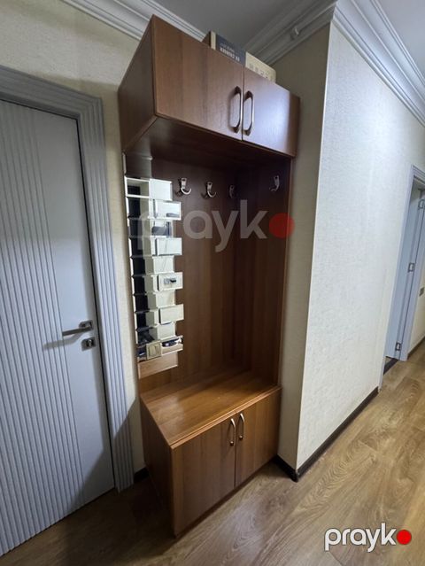 Dəhliz üçün çoxfunksiyalı asılqan-dolab dəsti - Material: taxta — Bakı