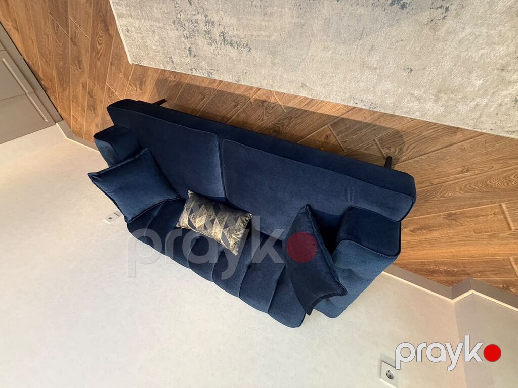 Məhsul: İki nəfərlik yumşaq divan - Rəng: Tünd göy (navy) - Material — Divanlər, Digah (8)
