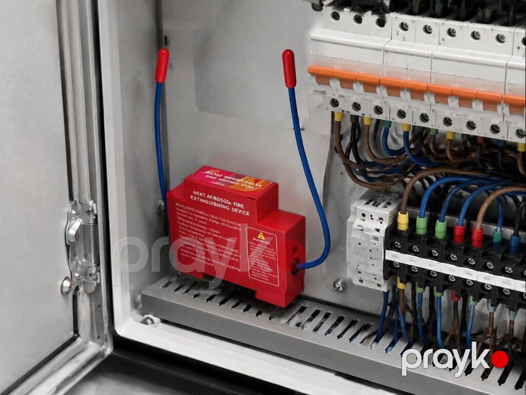Avtomatik yanğınsöndürmə qurğusu Bu cihaz elektrik paylayıcı şkaflar — Avtoşoför dəstləri, Bakı (3)