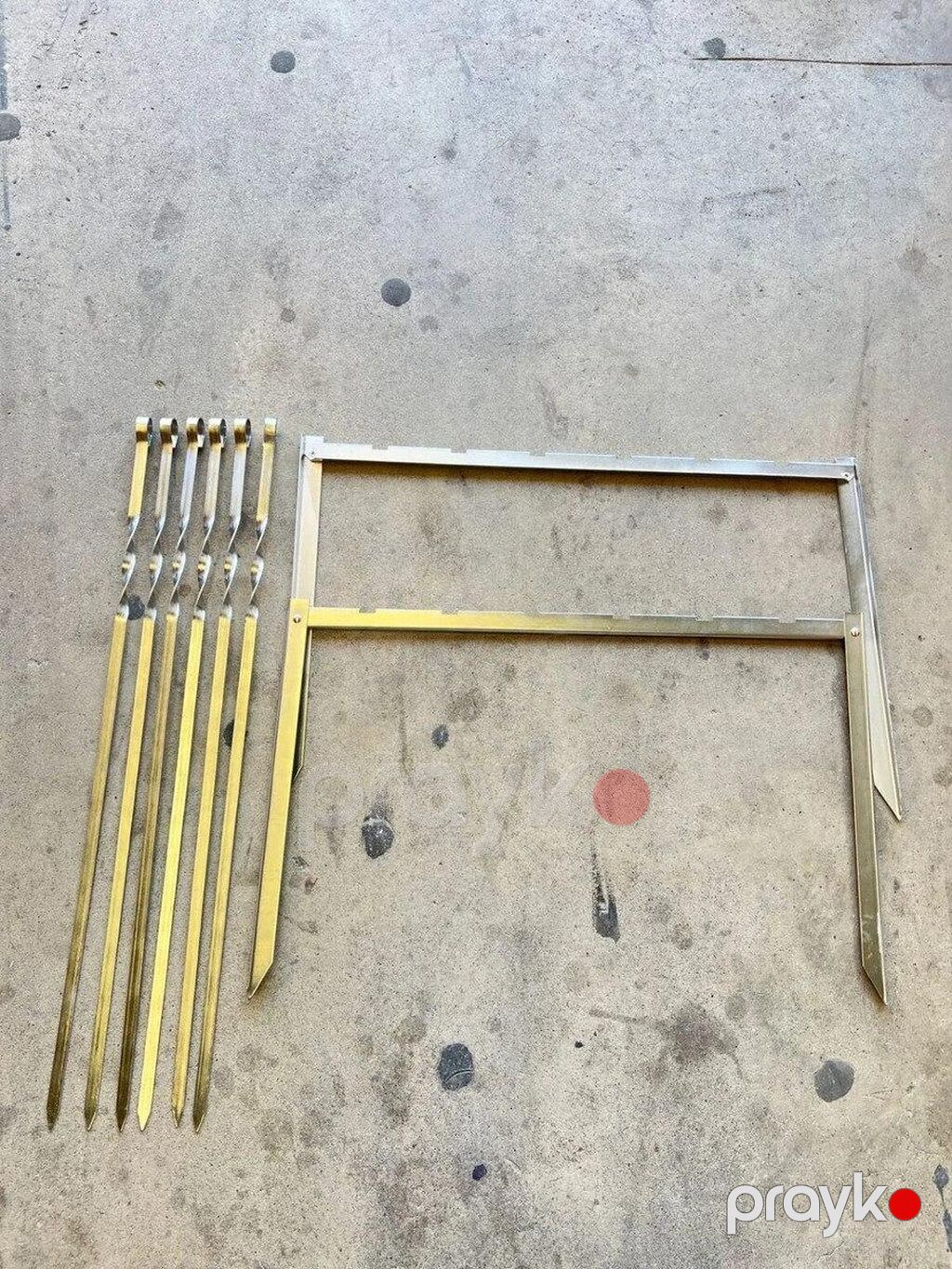 Şiş 6 pcs dəmirli Şiş 6 pcs dəmirli Çöl şəraitində istifadəyə uyğun — Mangal və aksesuarları, Bakı (2)