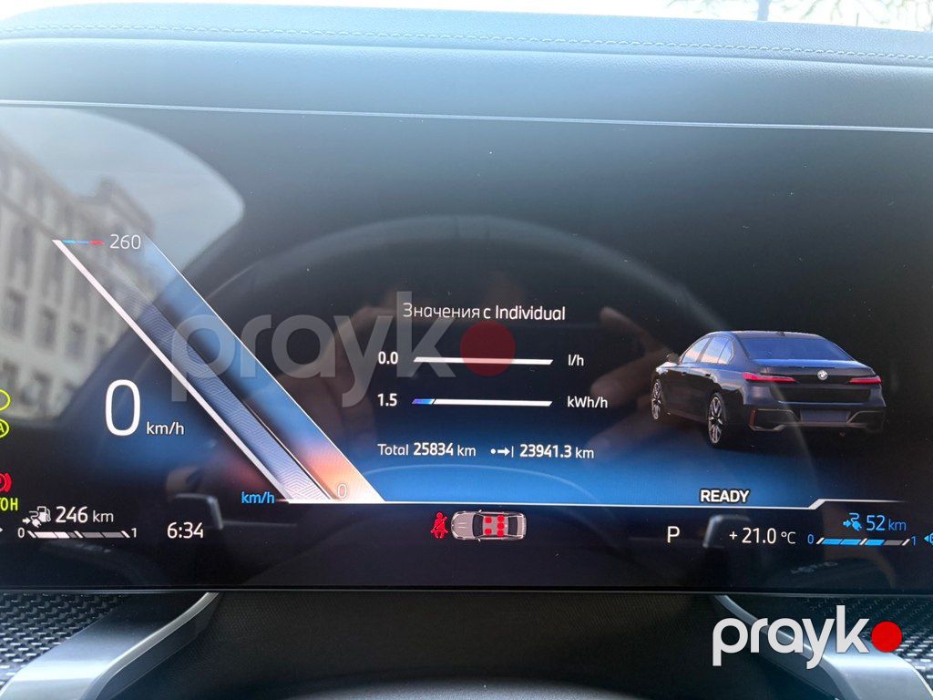 BMW 750e, 3.0 L, 17.6 kWh, 2024 il, 23 700 km — Avtomobillər, Bakı (7)