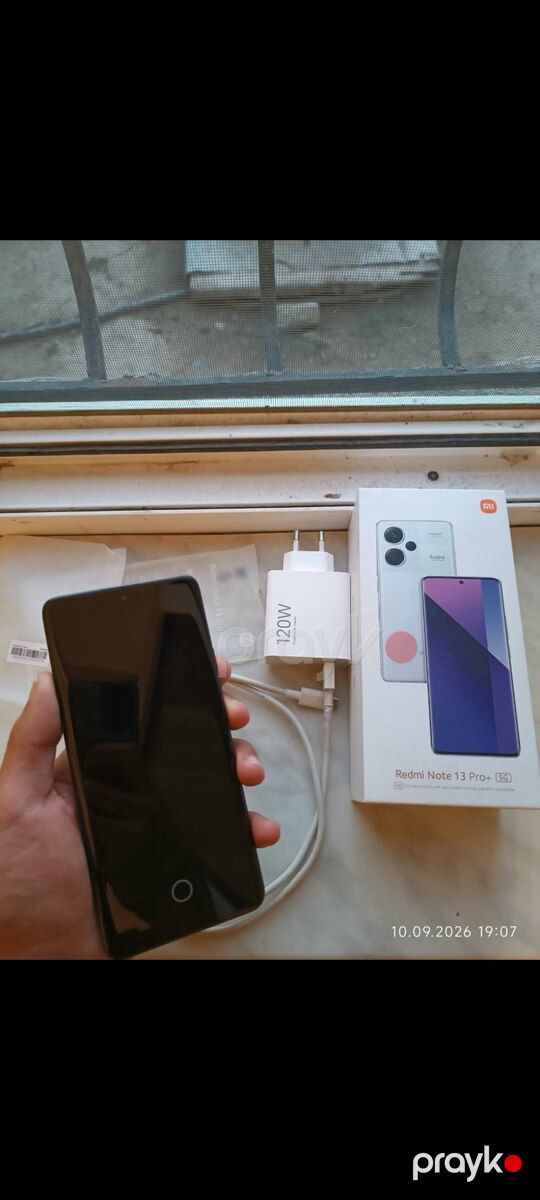 Xiaomi Redmi Note 13 Pro+ Midnight Black 256GB/12GB — Smartfonlar, Bakı (2)