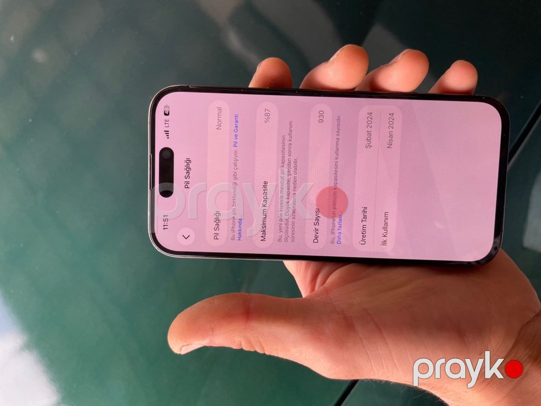 Apple iPhone 15 Pro Black Titanium 128GB/8GB — Smartfonlar, Bakı (3)
