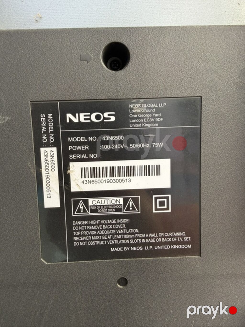 Neos 43N6500 LED TV - Ekran ölçüsü: 43 düym - Model: 43N6500 — Televizorlar, Digah (2)