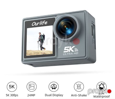 Action kamera 5K Ultra HD Wifi Touchscreen — Bakı