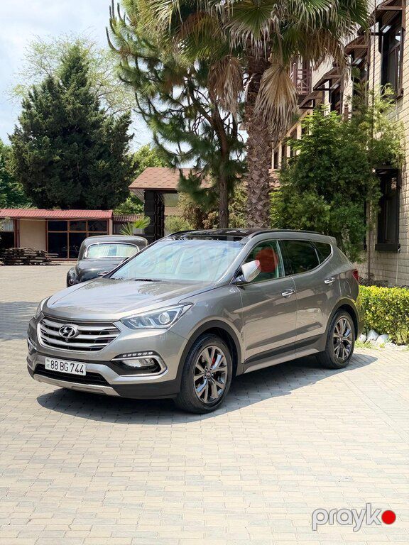 Hyundai Santa Fe, 2.0 L, 2016 il, 154 000 km — Avtomobillər, Qazax (11)