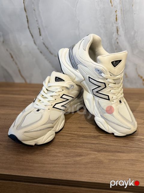 New Balance 9060 – krem rəngli unisex idman ayaqqabısı, Avropadan — Gəncə