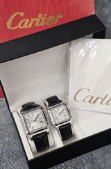 Cartier cütlük saatları – kvadrat korpuslu klassik dizayn - Brend — Multiex.az