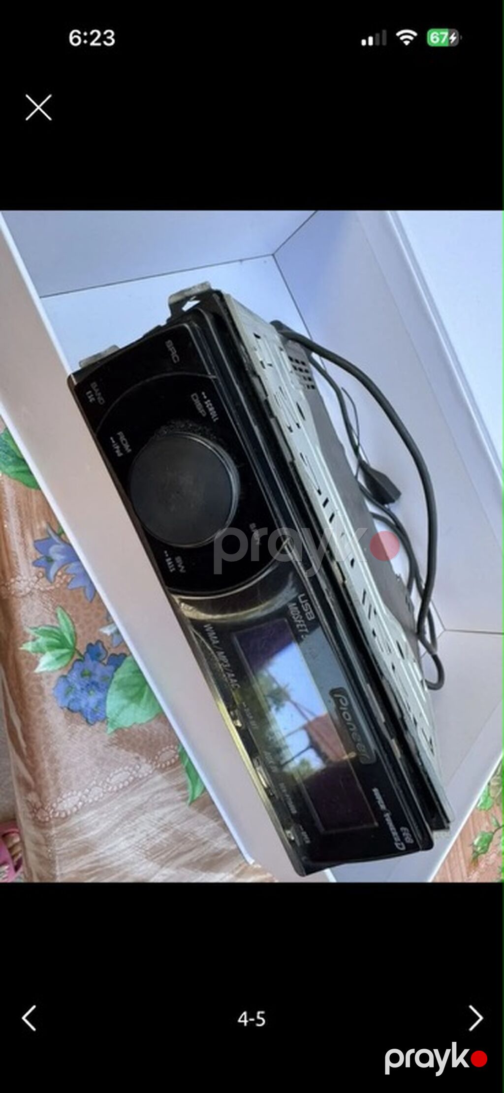 Pioneer avtomobil maqnitolası Yalnız disk yeri işləmir. Başqa hərşey — Avtomobil akustikası, Masazır (2)