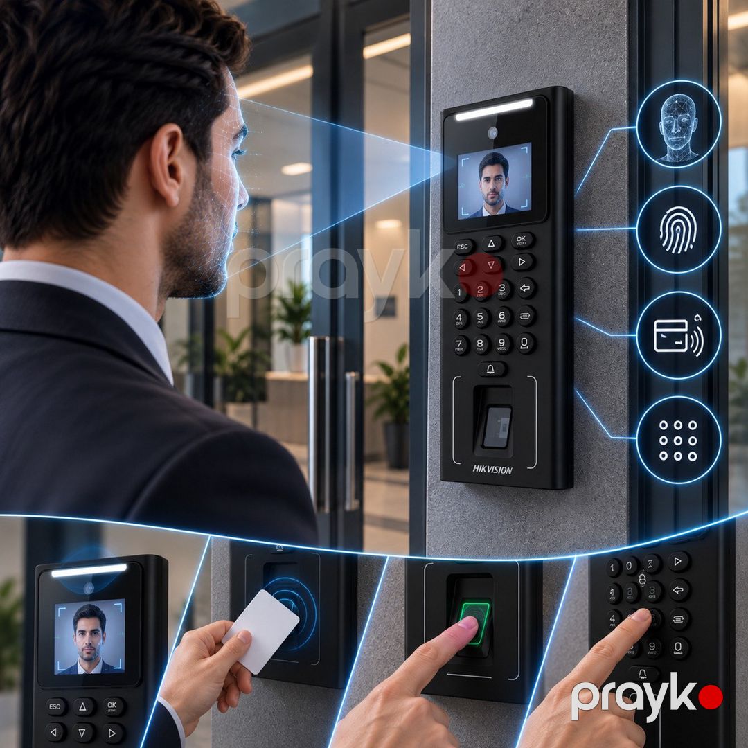 Hikvision üz tanıma və barmaq izi giriş terminalı - DS-K1T321MFX — Ağıllı ev və təhlükəsizlik, Bakı (3)