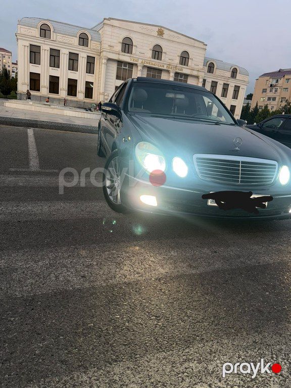 Mercedes E 320, 3.2 L, 2002 il, 210 815 km — Avtomobillər, Sumqayıt (4)