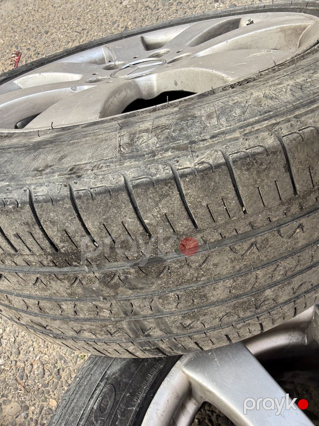 Mercedes təkərləri 215/55 R16 — Ehtiyat hissələri və aksesuarlar, Bakı (5)