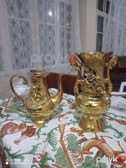 Vaza dəsti, Metal — Digah