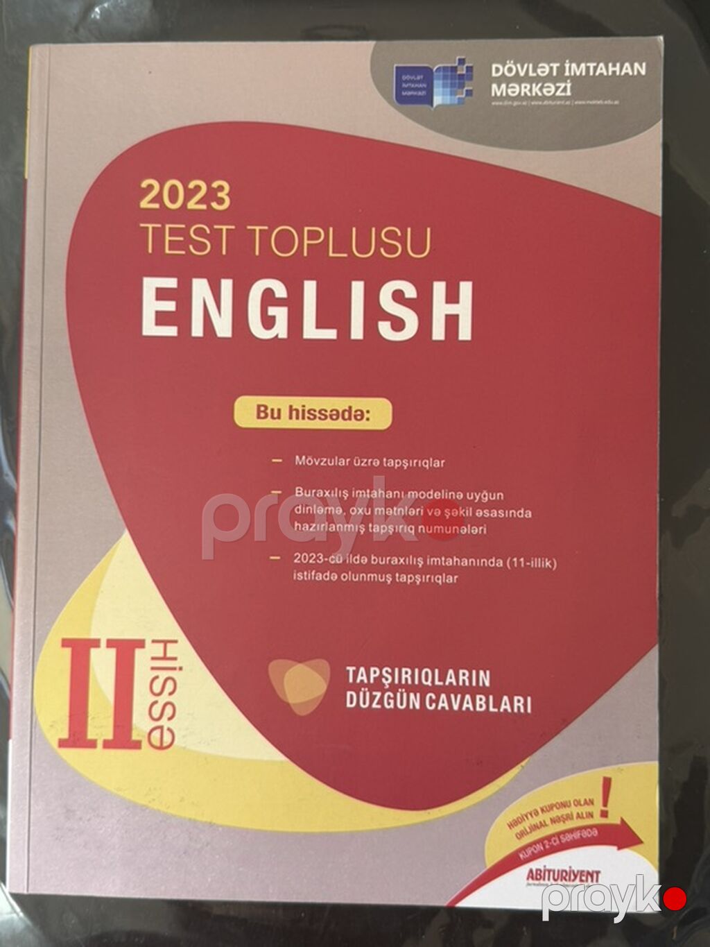 Məhsul: 2023 “Test Toplusu – English” (DİM), I və II hissə — Kitablar, Bakı (2)