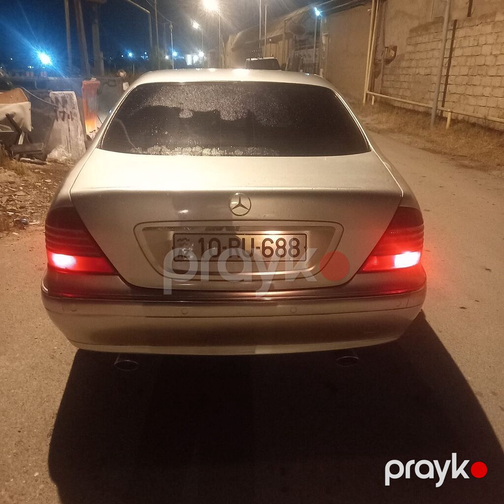 Maşın satılır il 1999. Mator 3.2 benzin. Mercedes. Model s class — Avtomobillər, Bakı (4)