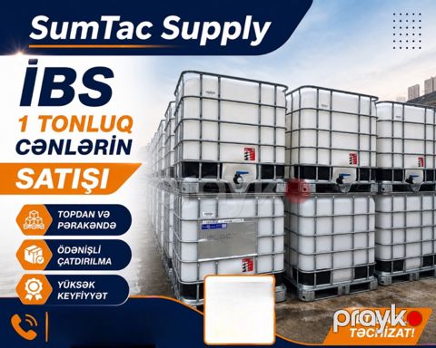 İBS plastik 1 tonluq su çənləri — Bakı