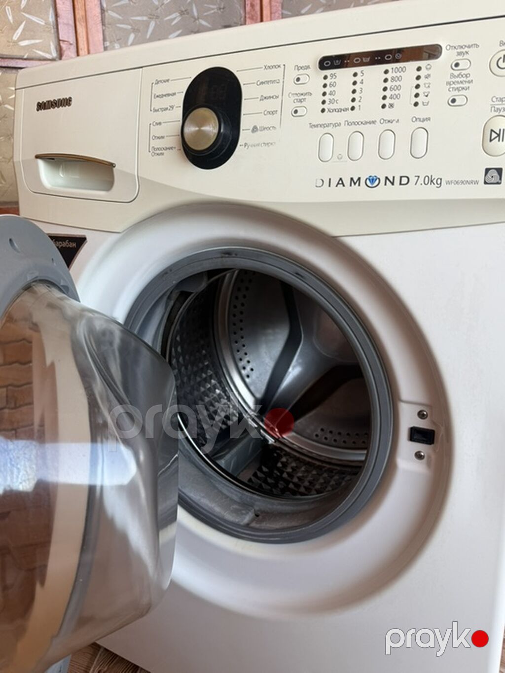 Samsung Diamond WF0690NRW önyükləməli paltaryuyan maşın – 7 kq — Çamaşır maşınları, Digah (8)