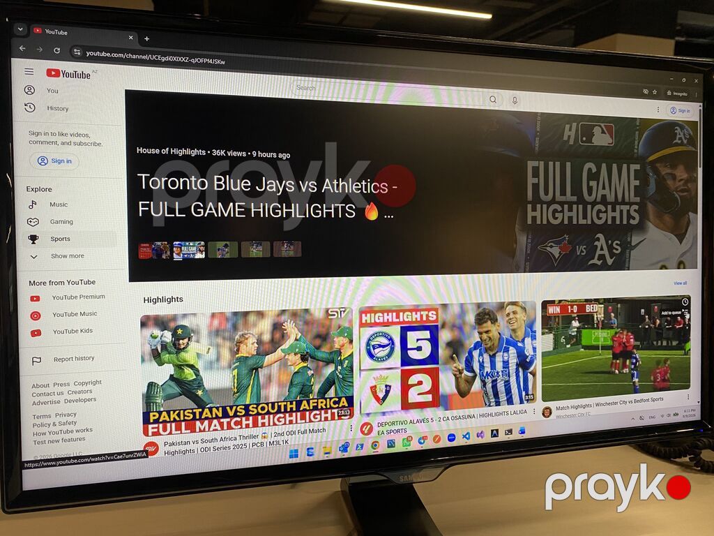 Samsung 27" Full HD İdeal Vəziyyətdə Monitor (LS27E390) Şəxsi — Monitorlər, Bakı (4)