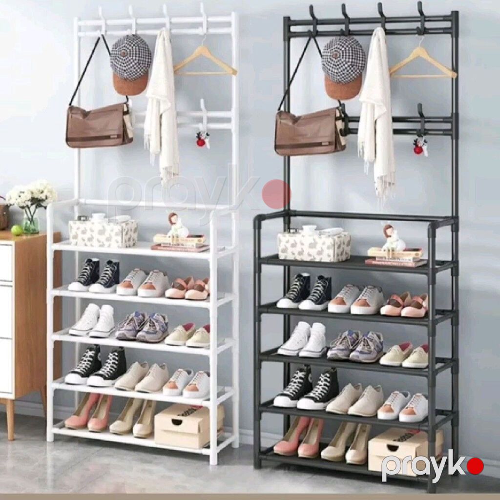 Çoxfunksiyalı Ayaqqabı və Asılqan Rafı – 5 Mərtəbəli qr61099-18 — Krossovkalar, Bakı (2)