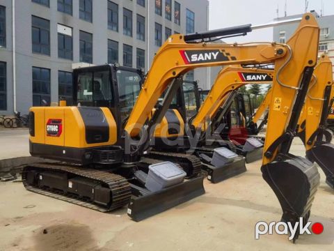 Sany SY60 6 tonluq mini ekskavator 2026 — Bakı