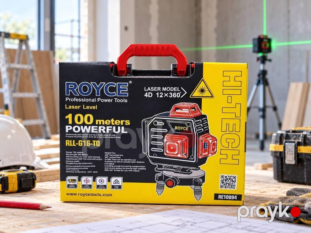 Royce RII-G16 lazer səviyyə ölçən 4 tərəf Royce R11-G16 Lazer Urivin4 — Ölçü alətləri, Bakı (2)
