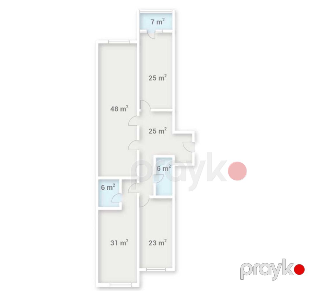 Satılır 3 otaqlı yeni tikili 171 m² — Mənzil, Bakı (4)