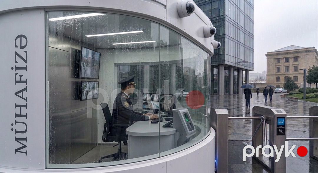 Kapsul tipli mühafizə köşkü 4x3 — Təmir və inşaat, Bakı (3)