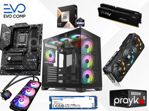 Evo BeastMaster RTX 5080 16GB Ryzen 9 9950X3D 32GB 1TB - oyun kompüteri — Bakı