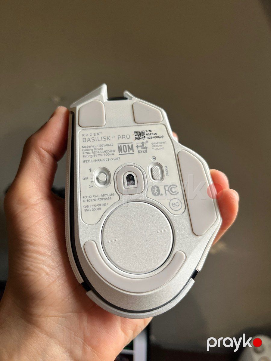 Kompüter siçanı Razer Basilisk V3 Pro White — Periferik cihazlar, Bakı (3)