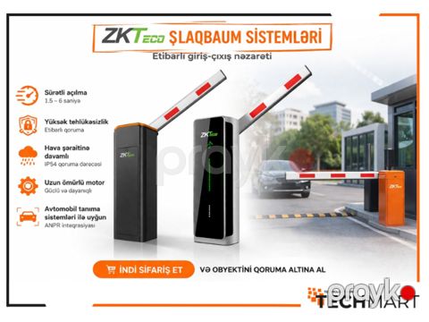 Şlaqbaumlar ZKTeco — Bakı