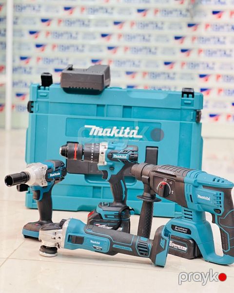 Makita 18V Brushless Akkumulyatorlu Alətlər Dəsti Tərkib: - Zərbəli — Digah