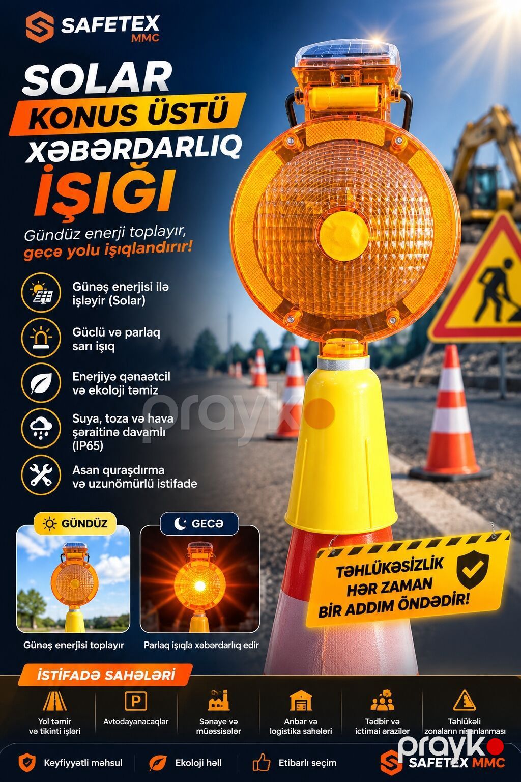 Safe TEX yol və parklanma təhlükəsizliyi məhsulları 1) No Parking — Avtoşoför dəstləri, Bakı (10)